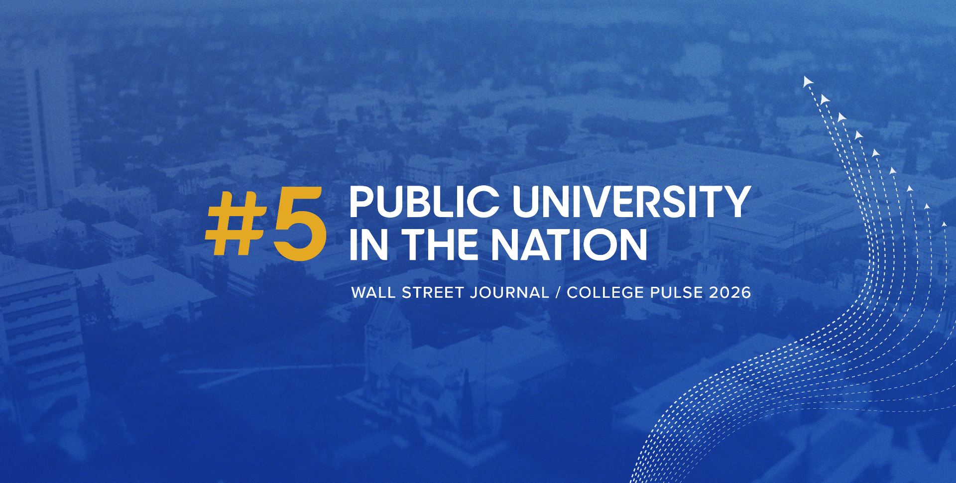 WSJ Ranks SJSU #5 Public University in the Nation