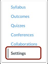 Canvas settings button Canvas settings button