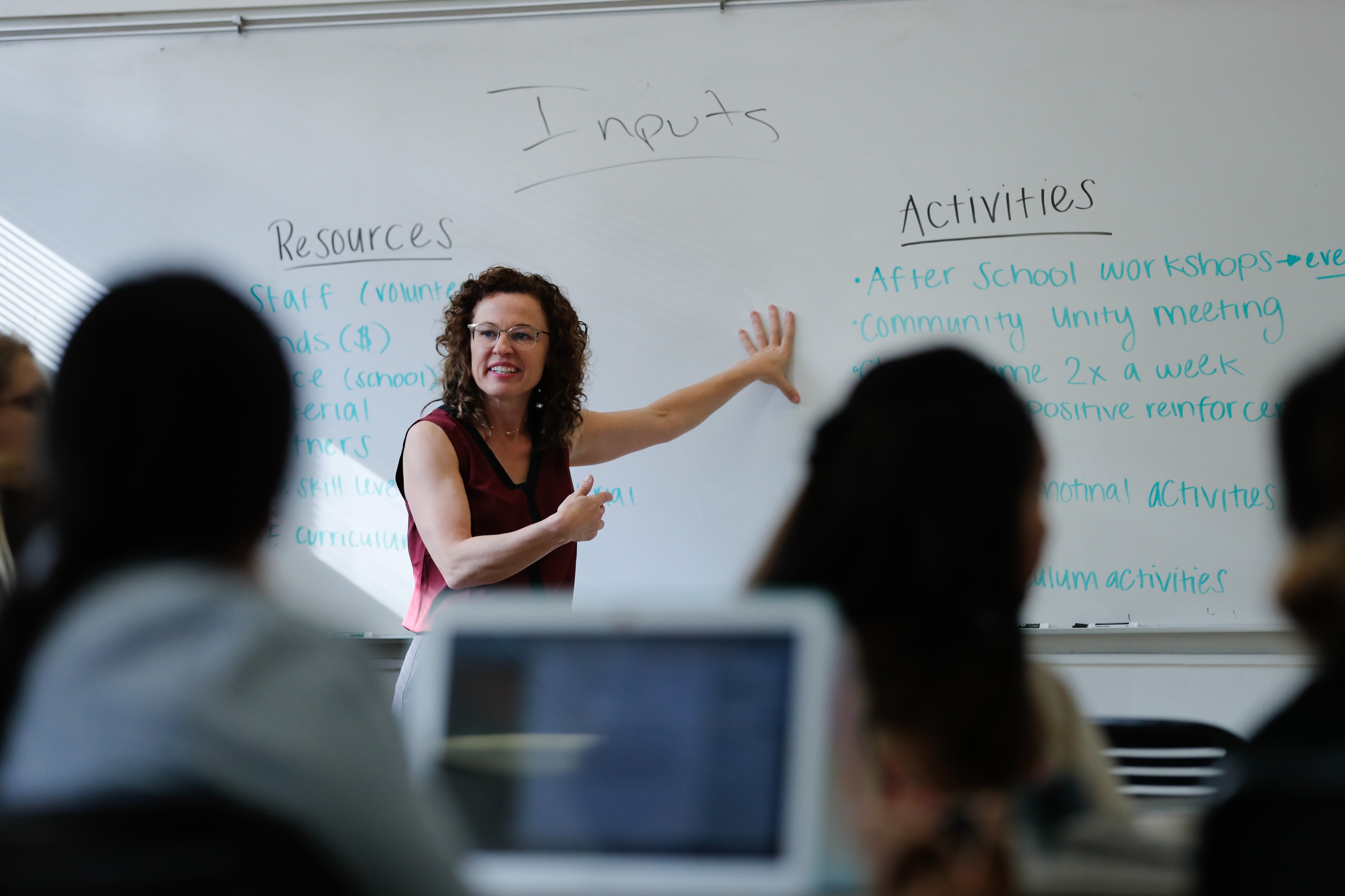 Instructor in a class
