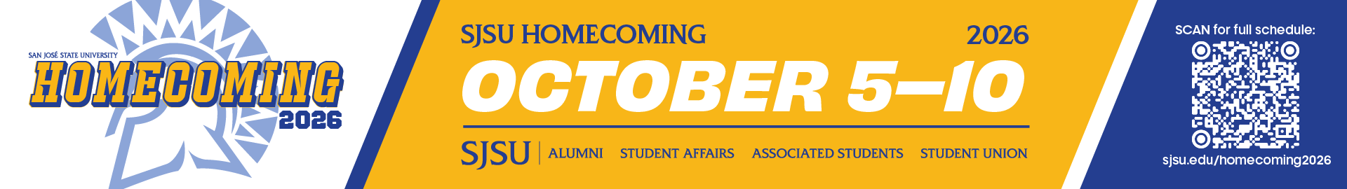 Homecoming 2026 SJSU Homecoming 2026, Oct 5-10