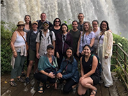 vietnam_group_waterfalls vietnam group photo  in front of waterfalls