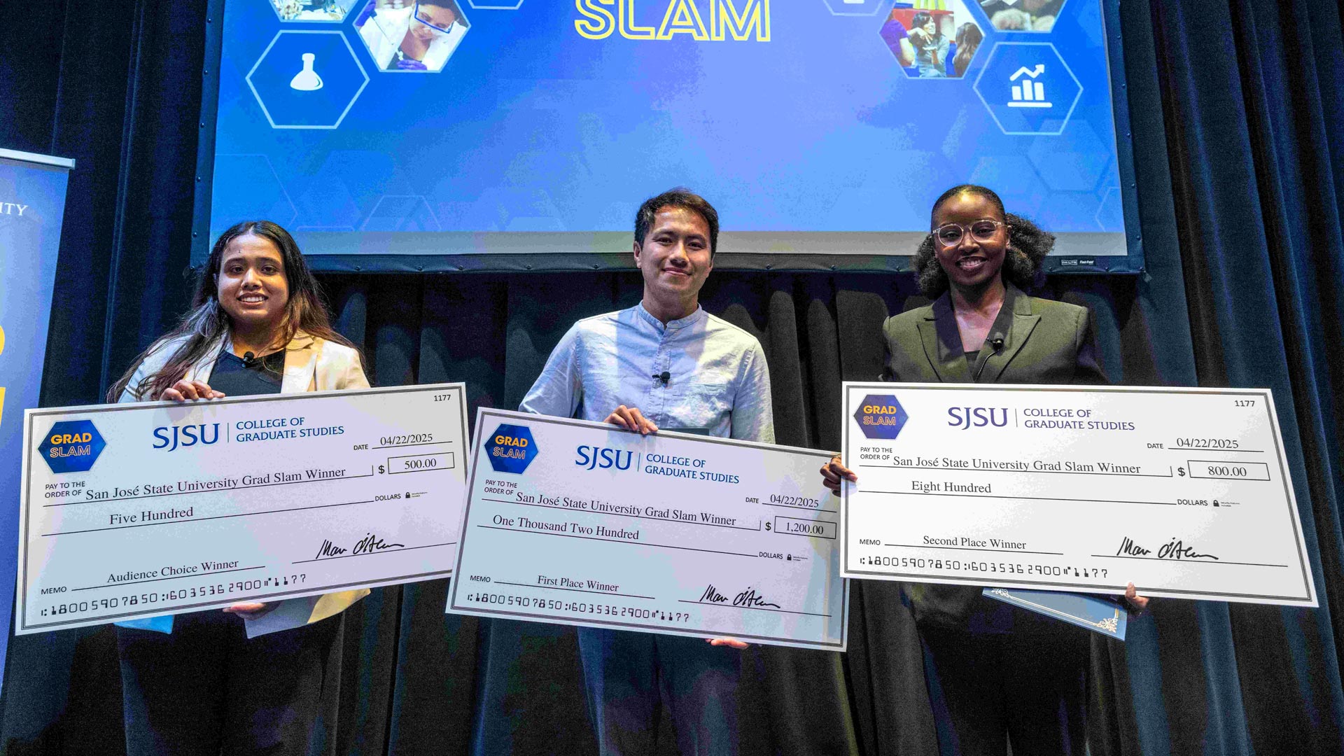 Grad Slam award winners