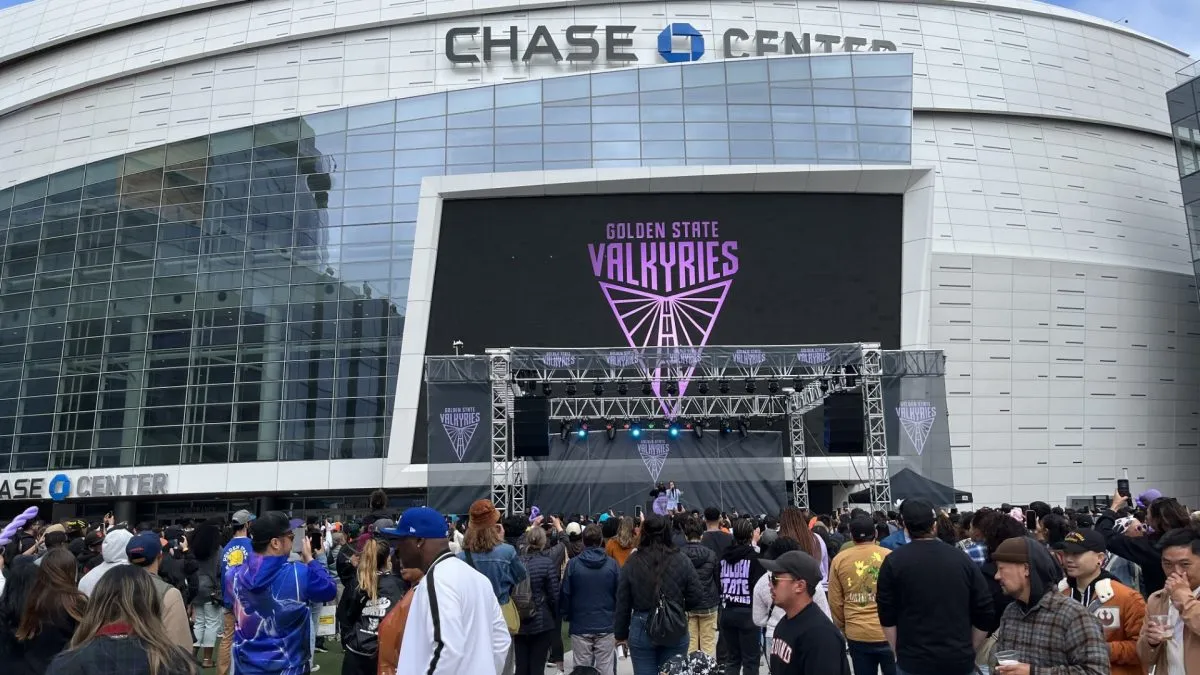 Valkyries WNBA at Chase Center in San Francisco.